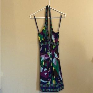 BCBG multi-colored dress